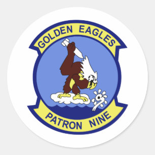 VP-9 CLASSIC ROUND STICKER