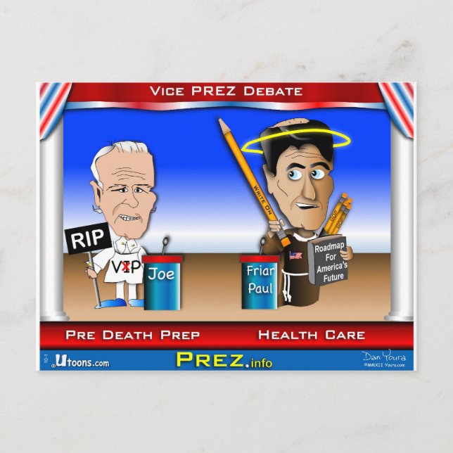 VP Debate Postcard (Front)