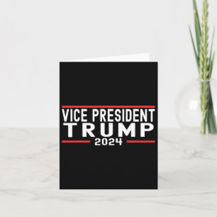 Vp Trump Funny Biden Election Vp Trump 2024 1 Card