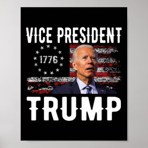 Vp Trump Funny Biden Election Vp Trump 2024  Poster