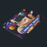 VR Cat In Space iPad Pro Cover<br><div class="desc">I need my space! | Avanti,  the Global Humor Brand™ has been entertaining the world with its Feel Good Funny greeting cards for over 40 years. Our characters live life to the fullest and celebrate the humor in everyday life.</div>