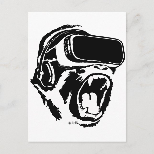 VR Gorilla Postcard (Front)