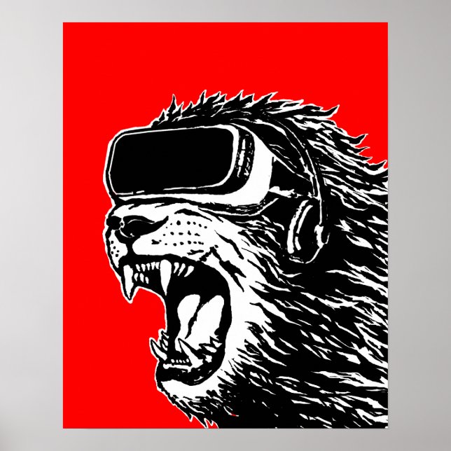 VR Lion Poster (Front)