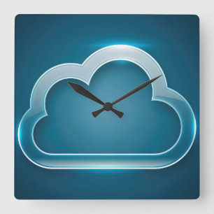 VR Sport  Square Wall Clock