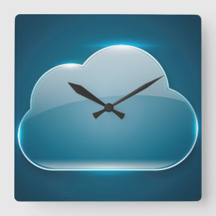 VR Sport  Square Wall Clock