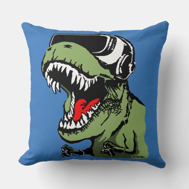 VR T-rex Cushion (Front)