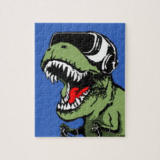VR T-rex Jigsaw Puzzle