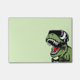 VR T-rex Post-it Notes
