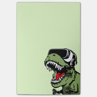 VR T-rex Post-it Notes