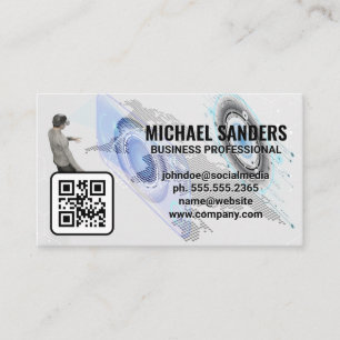 VR Technology   QR Code Business Card