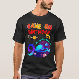VR Virtual Reality Game On 9 Birthday Party Matchi T-Shirt