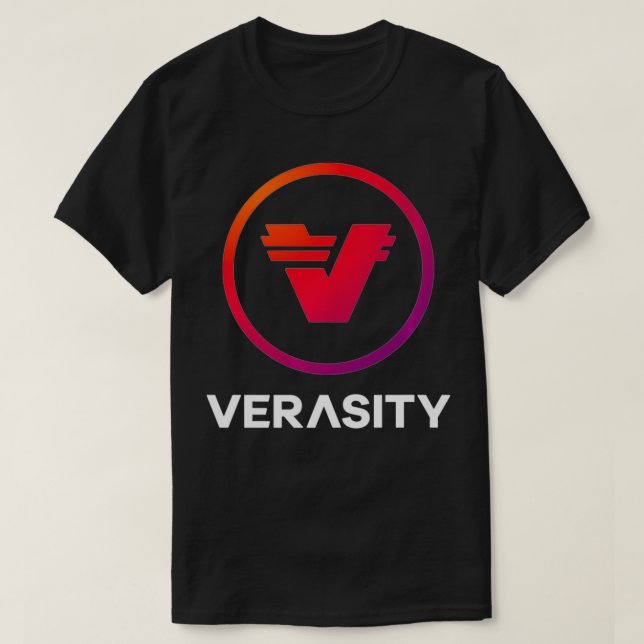 VRA Coin Cryptocurrency 3 T-Shirt (Design Front)