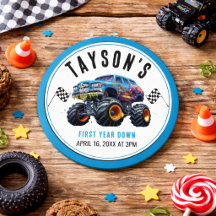 Vroom Zoom Monster Truck Boom | 1st Birthday Party