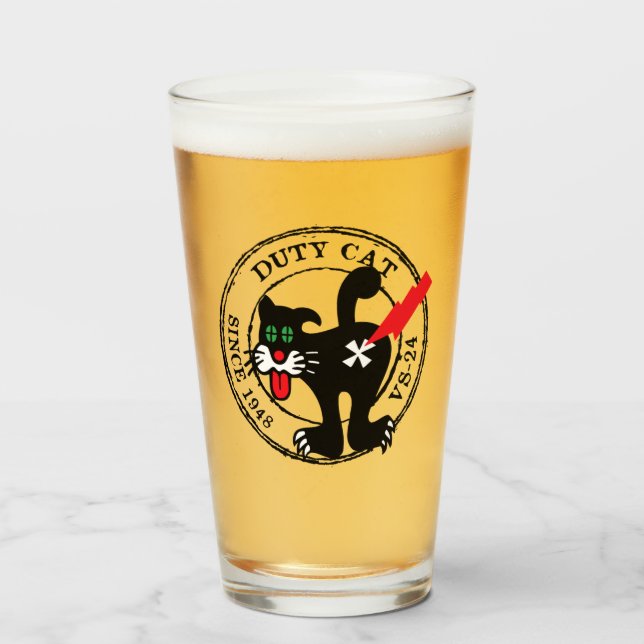 VS-24 DUTY CAT SINCE 1948 GLASS (Front Filled)
