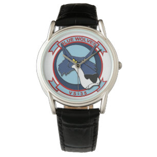 VS-35 BLUE WOLVES AIRANTISUBRON35 WRIST WATCH
