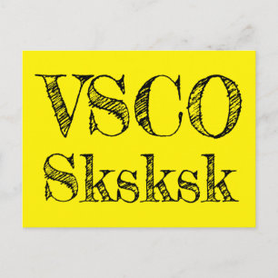 VSCO sksksk Postcard