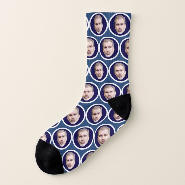 VSD's Own Blue Steel Socks (Left Outside)