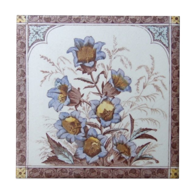 VT0027 Reproduction Antique Transferware Tile (Front)