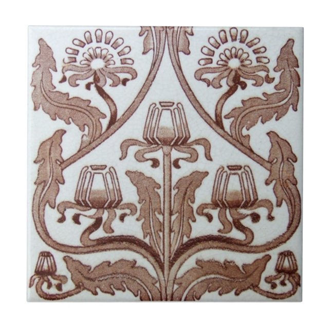 VT0029 Reproduction Antique Transferware Tile (Front)