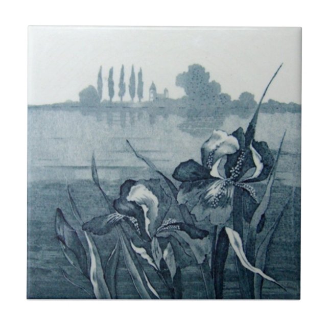 VT0065 Reproduction Antique Transferware Tile (Front)