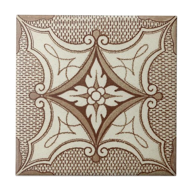 VT0073 Reproduction Antique Transferware Tile (Front)