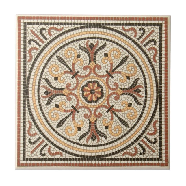 VT0075 Reproduction Antique Transferware Tile (Front)