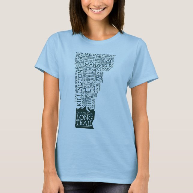 VT Long Trail Women's American Apparel T-Shirt (Front)