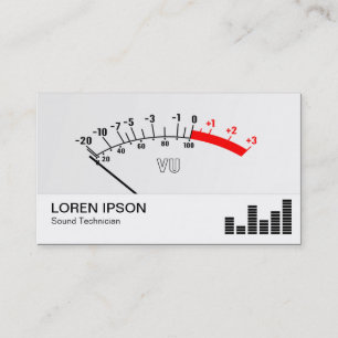 VU Metre 01 Business Card