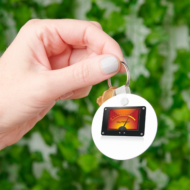 VU Metre Output Gauge Audio Level Metre Key Ring (Creator Uploaded)