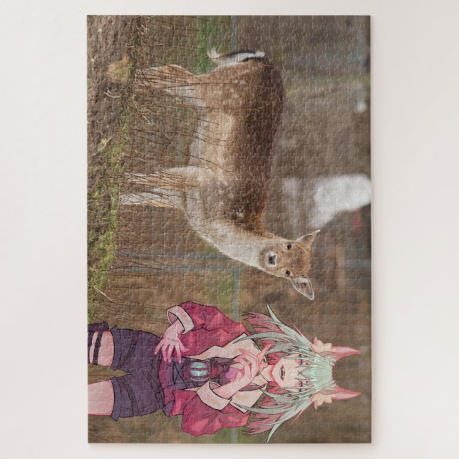 Vuber, V Tuber meets Deer, Jigsaw Puzzle (Vertical)