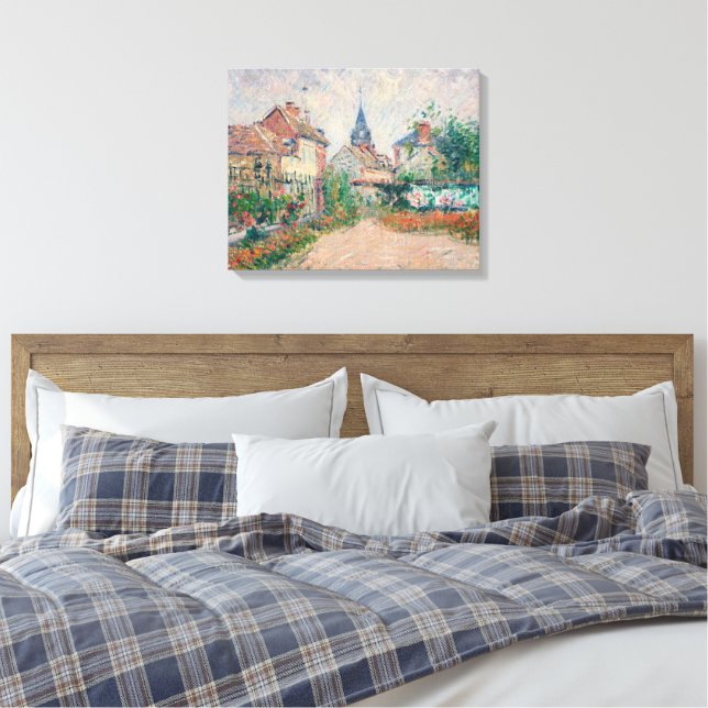  Vue de Saint-Cyr-du-Vaudreuil, Eure  Canvas Print (Insitu(Bedroom))