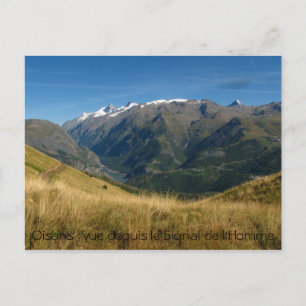Vue depuis Signal de l'homme, Oisans : vue... Postcard