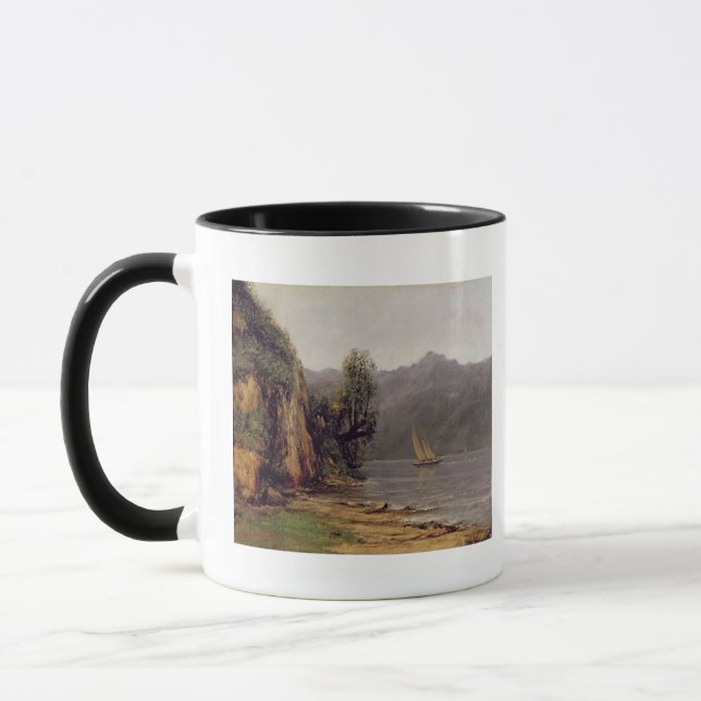 Vue du Lac Leman, c.1873-77 Mug (Left)