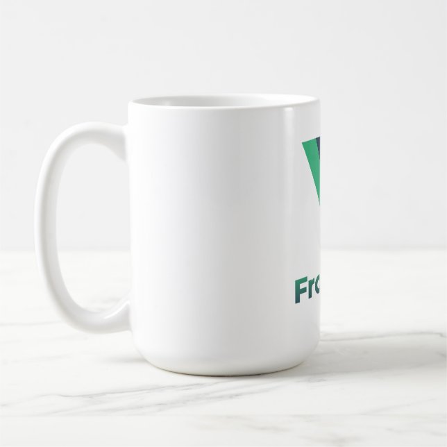 Vue JS Frontend Coffee Mug (Left)