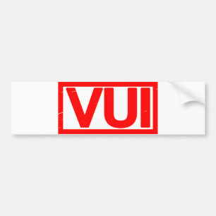 Vui Stamp Bumper Sticker