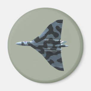 Vulcan bomber in flight magnet