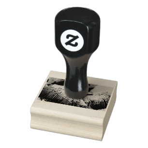 Vulture and Hyena Rubber Stamp