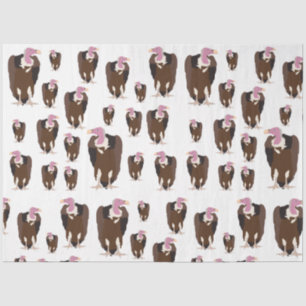 Vulture Birds Pattern Tissue Paper