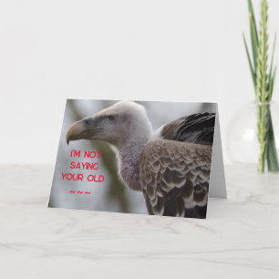 VULTURE BIRTHDAY CARD