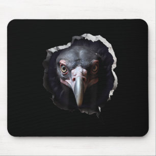 Vulture Face Mouse Pad
