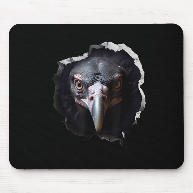 Vulture Face  Mouse Pad (Front)