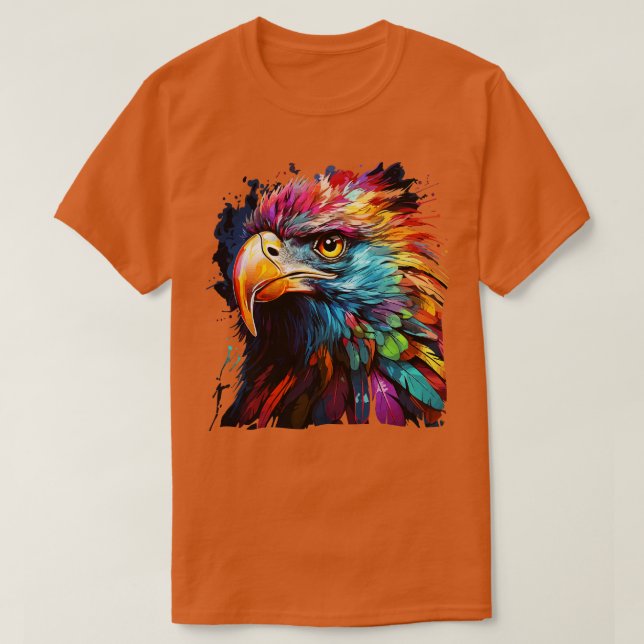 Vulture Rainbow T-Shirt (Design Front)