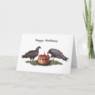 Vultures Birthday Card