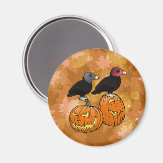 Vultures Celebrate Halloween! Magnet