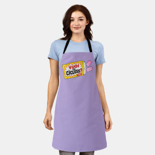 Vuoi un Cicless? Turin Nostalgia Retro Design Apron