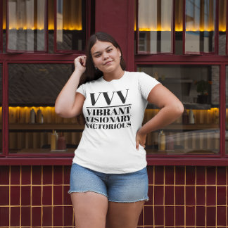 VVV- Vibrant, Visionary, Victorious Tri-Blend Shirt