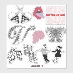 VW'S CHIC ICONS STICKERS