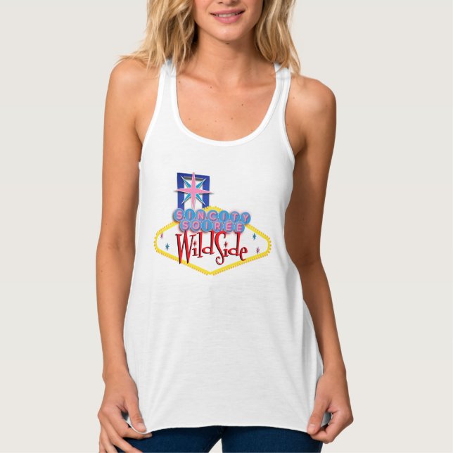 VWS New Logo Women's Slim Fit Racerback Tank Top (Front)