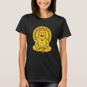 VXL Buddha Monk Namaste Praying Pray Laugh Buddhis T-Shirt