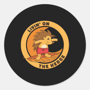 Vxls Surfing Surfboard Hawaii Surf Trip Surfer Hed Classic Round Sticker